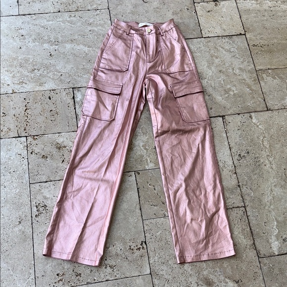 Pink Cargo Pants - Picture 1 of 10